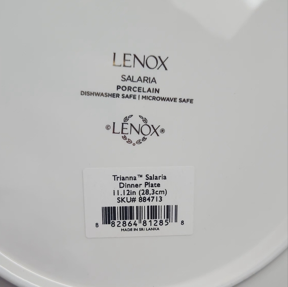 Lenox - 2 Trianna Salaria Dinner Plates - Picture 4 of 5